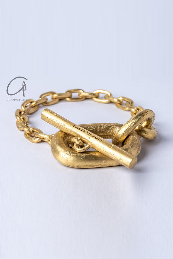 Parts of Four Single Link Bracelet 420-1-AG PPOF51